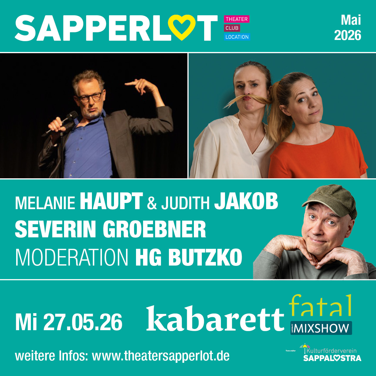 Kabarett fatal am 27. Mai 2026